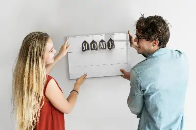 Tablă magnetică cu ștergere uscată pentru acasă