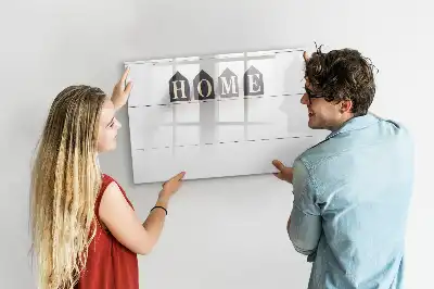 Tablă magnetică cu ștergere uscată pentru acasă