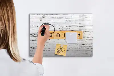 Tablă magnetică cu ștergere uscată model Familie