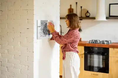 Tablă magnetică cu ștergere uscată cu design abstract creier