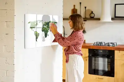Harta ecologică a lumii tablă magnetică cu ștergere uscată
