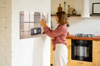 Tablă magnetică cu ștergere uscată cu mesajul motivațional Poți reuși!