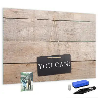 Tablă magnetică cu ștergere uscată cu mesajul motivațional Poți reuși!