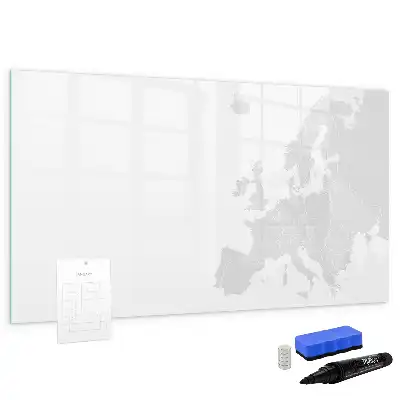 Tablă magnetică cu ștergere uscată cu harta Europei