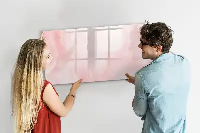 Tablă magnetică cu ștergere uscată cu model de trandafiri înfloriți