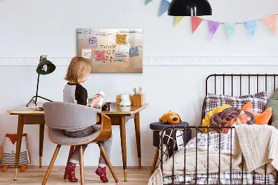 Tablă magnetică cu ștergere uscată design cu citat pe plajă