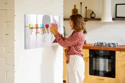 Tablă magnetică cu ștergere uscată cu model text Familie