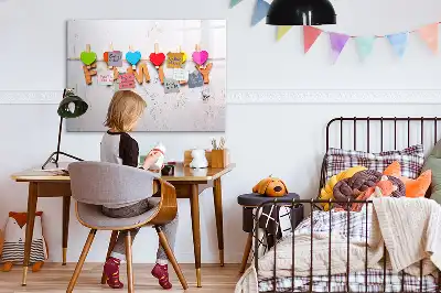 Tablă magnetică cu ștergere uscată cu model text Familie