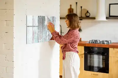 Tablă magnetică cu ștergere uscată cu ramă din lemn pastelat