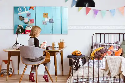 Tablă magnetică cu ștergere uscată model Prima zi de vară