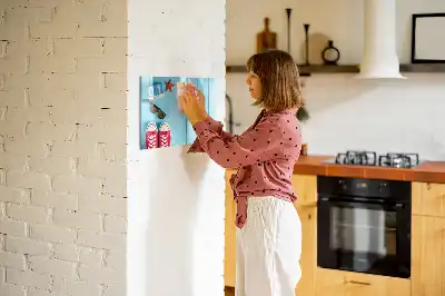 Tablă magnetică cu ștergere uscată model Prima zi de vară