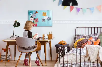 Tablă magnetică cu ștergere uscată model Prima zi de vară