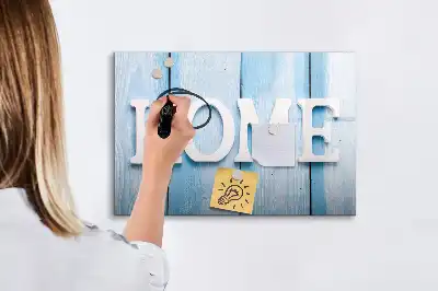 Tablă magnetică cu ștergere uscată pentru acasă