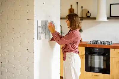 Tablă magnetică cu ștergere uscată cu model Text Dragoste