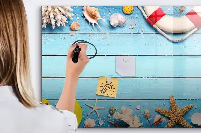 Tablă magnetică cu ștergere uscată pentru accesorii de plajă