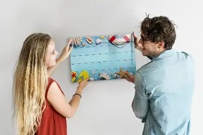 Tablă magnetică cu ștergere uscată pentru accesorii de plajă