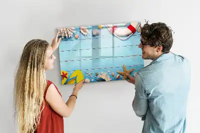 Tablă magnetică cu ștergere uscată pentru accesorii de plajă