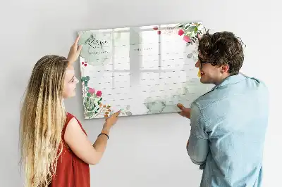 Tablă magnetică cu ștergere uscată pentru rețete