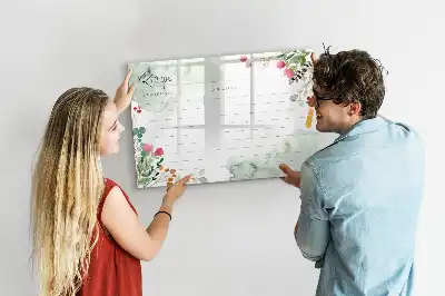 Tablă magnetică cu ștergere uscată pentru rețete