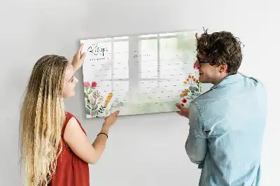 Tablă magnetică cu ștergere uscată pentru rețete