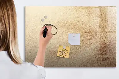 Tablă magnetică cu ștergere uscată model cu frunze abstracte