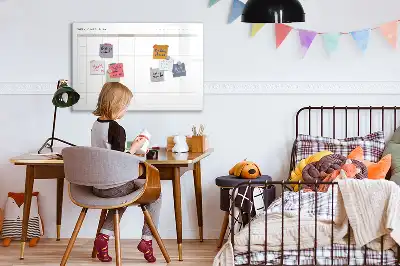 Tablă magnetică cu ștergere uscată cu design minimalist pentru meniu