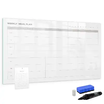 Tablă magnetică cu ștergere uscată model meniu simplu
