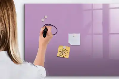 Tablă magnetică cu ștergere uscată culoare liliachie