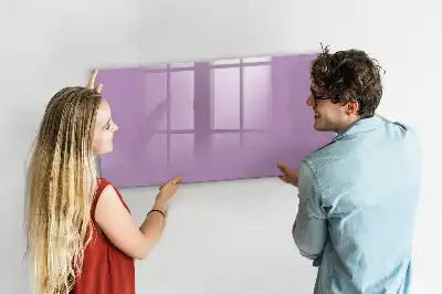 Tablă magnetică cu ștergere uscată culoare liliachie