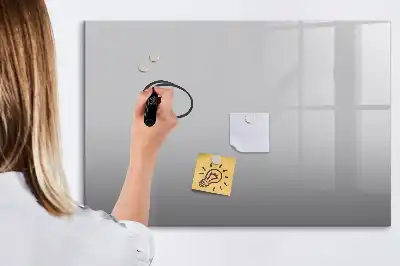 Tablă magnetică cu ștergere uscată culoare gri deschis