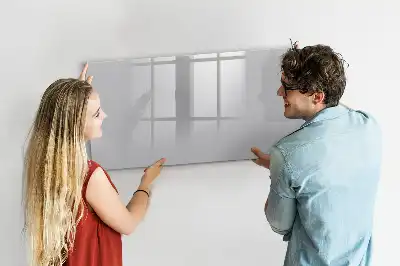 Tablă magnetică cu ștergere uscată culoare gri deschis