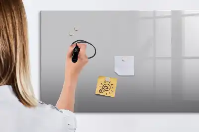 Tablă magnetică cu ștergere uscată culoare gri deschis