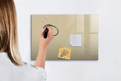 Tablă magnetică cu ștergere uscată culoare bej