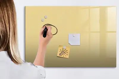 Tablă magnetică cu ștergere uscată de culoare crem