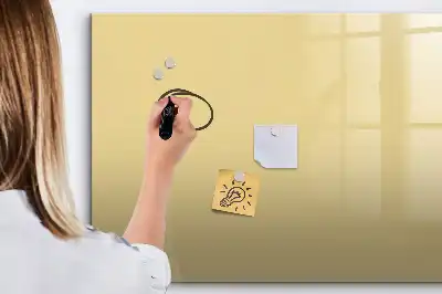Tablă magnetică cu ștergere uscată de culoare crem