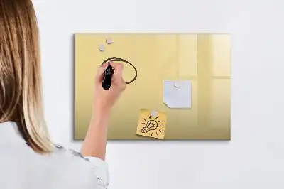 Tablă magnetică cu ștergere uscată de culoare crem