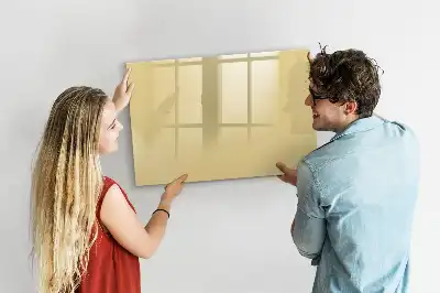Tablă magnetică cu ștergere uscată de culoare crem
