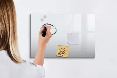 Tablă magnetică cu ștergere uscată de culoare alb murdar