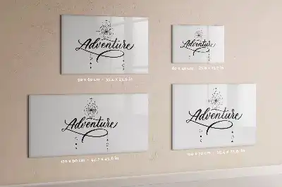 Tablă magnetică cu ștergere uscată model Aventură