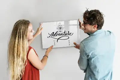 Tablă magnetică cu ștergere uscată model Aventură