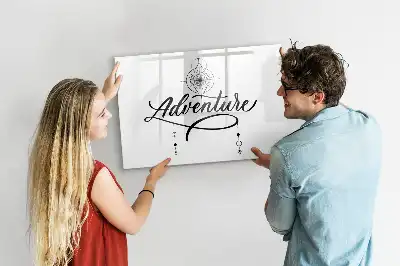 Tablă magnetică cu ștergere uscată model Aventură