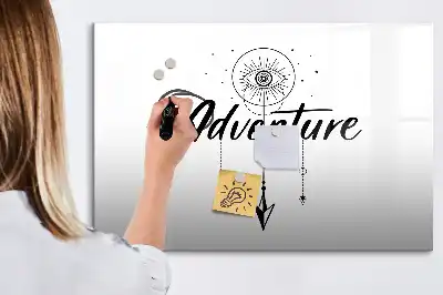 Tablă magnetică cu ștergere uscată model Aventură