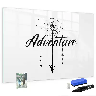Tablă magnetică cu ștergere uscată model Aventură