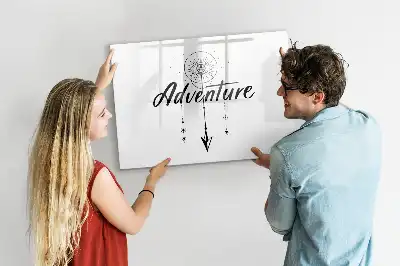 Tablă magnetică cu ștergere uscată model Aventură