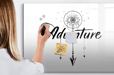 Tablă magnetică cu ștergere uscată model Aventură