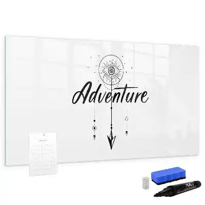 Tablă magnetică cu ștergere uscată model Aventură