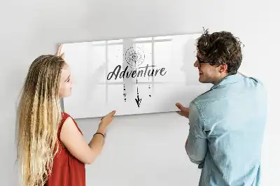 Tablă magnetică cu ștergere uscată model Aventură