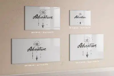 Tablă magnetică cu ștergere uscată model Aventură