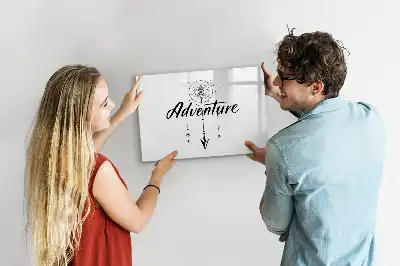Tablă magnetică cu ștergere uscată model Aventură