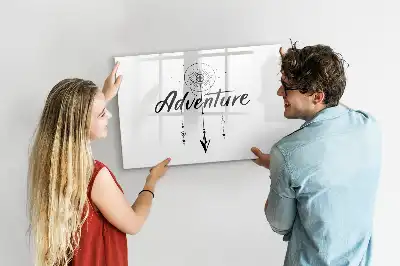 Tablă magnetică cu ștergere uscată model Aventură